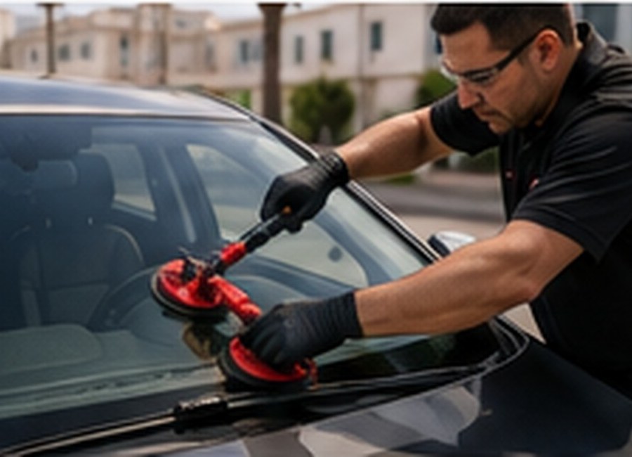 Windshield replacement in Baldwin Village